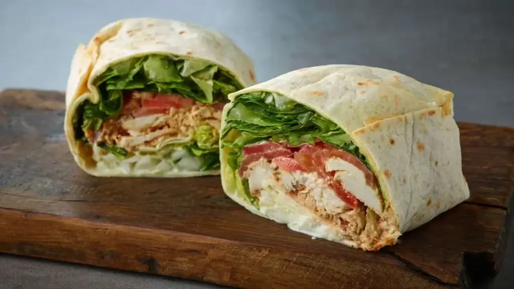 Wrap de Alface com Frango low carb