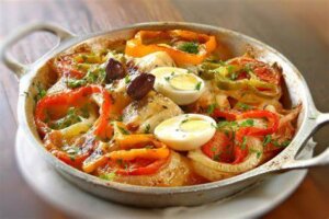 Bacalhau Simples no Forno