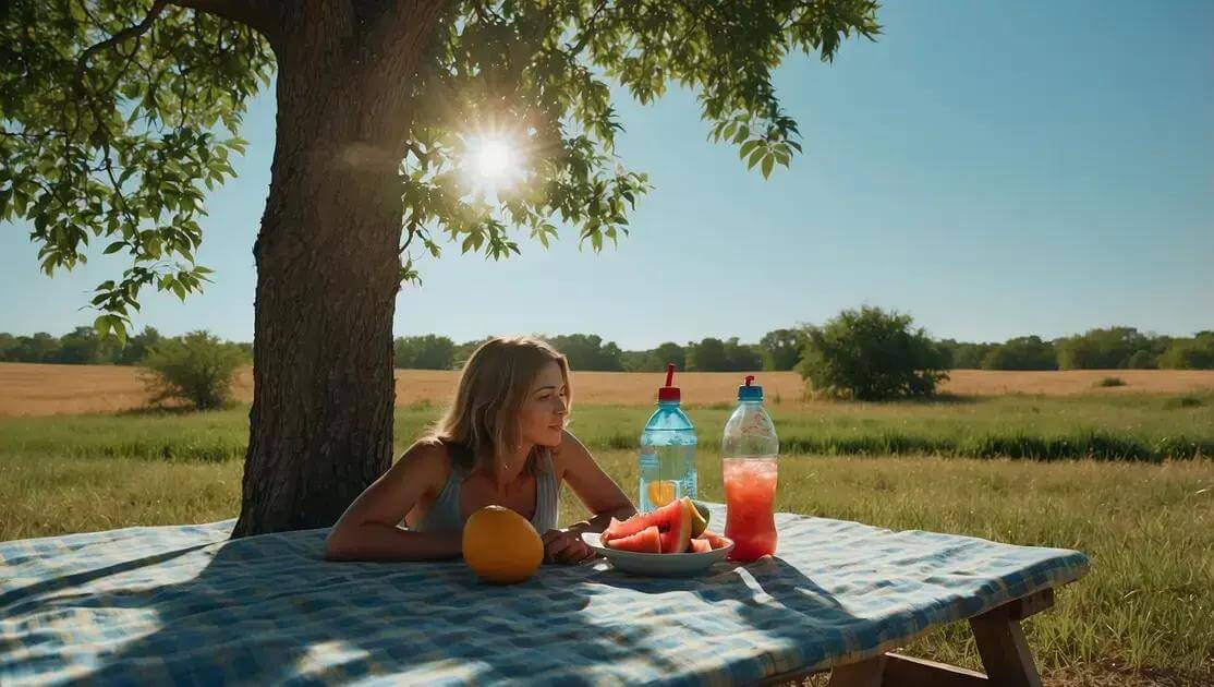Dicas para se manter hidratado, calor excessivo