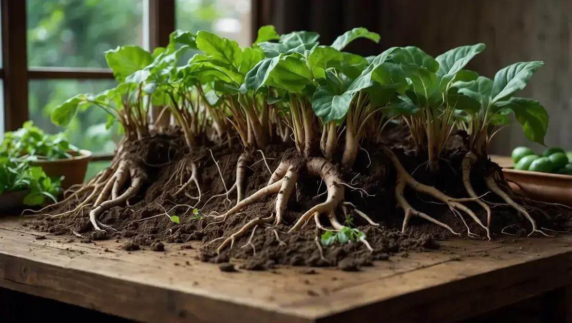 O cultivo da batata yacon em casa
