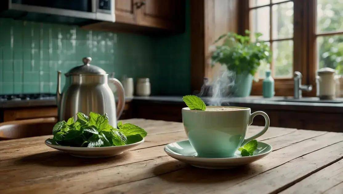 Dicas para incluir o chá de hortelã no dia a dia