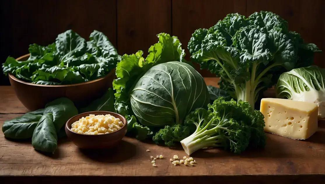 Fontes alimentares de vitamina K