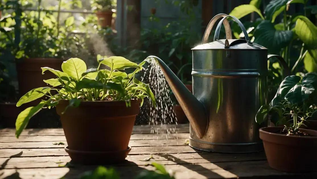 A importância da irrigation para a nana da terra