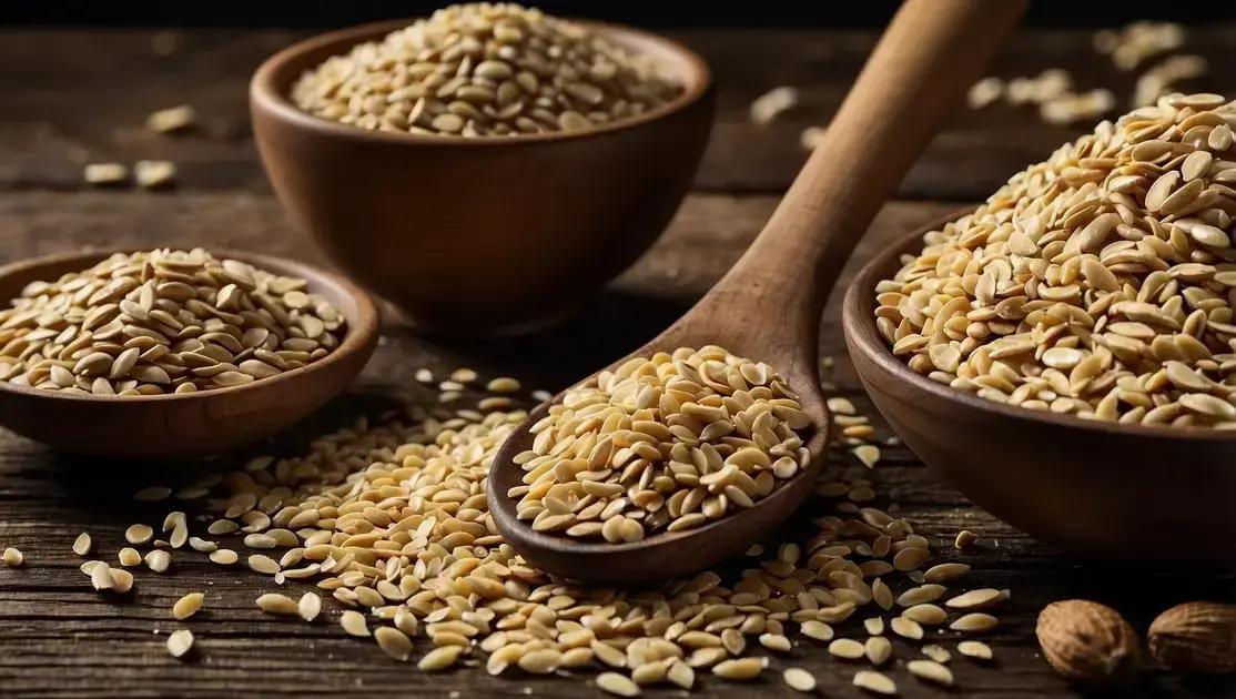 Gergelim e sua contribuição nutricional