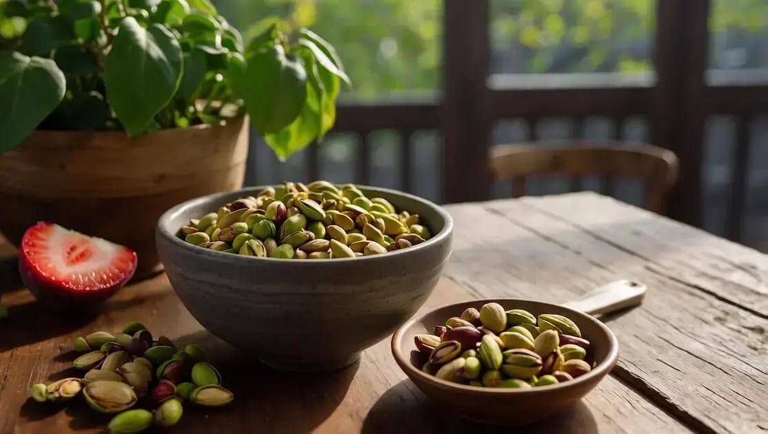 Pistache: aliado de uma dieta saudável