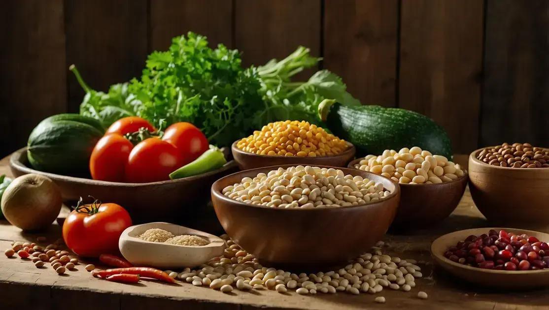 Alimentos essenciais para a dieta vegetariana