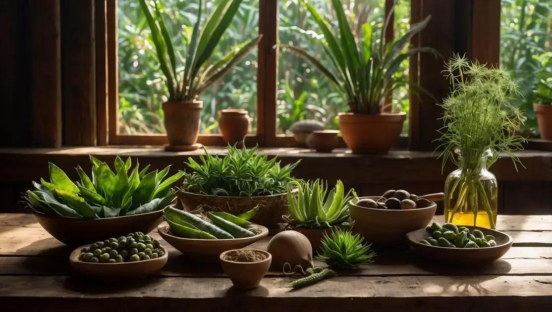 Usos medicinais e alimentares das plantas do folclore