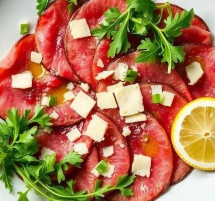 Carpaccio proteico