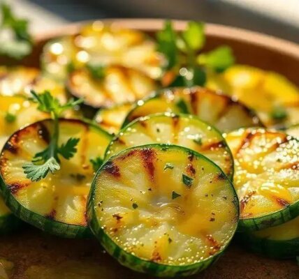 Pepino grelhado