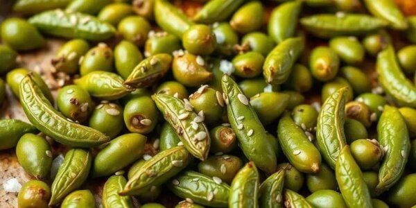 Edamame assado