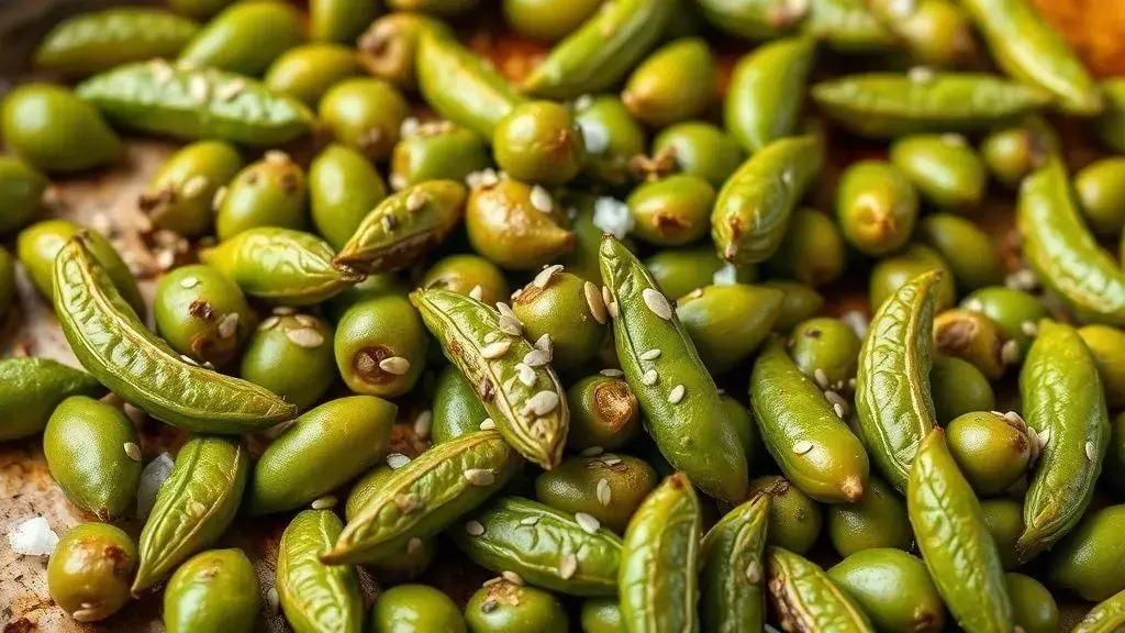 Edamame assado