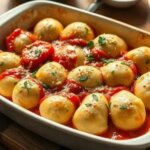 Gnudi assado