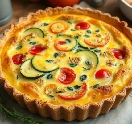 quiche assado