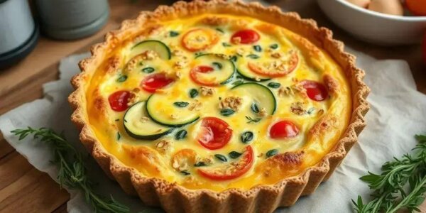 quiche assado