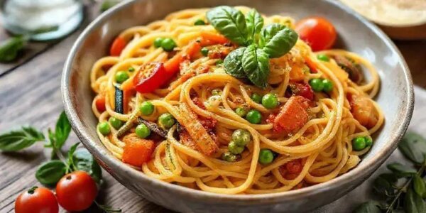 Capellini vegetariano