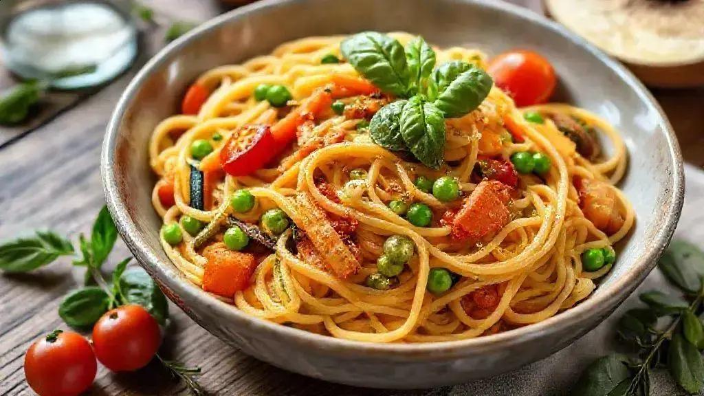 Capellini vegetariano