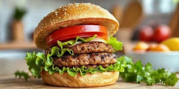 hambúrguer magro