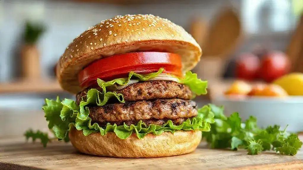 hambúrguer magro