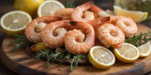 Camarão de Air Fryer