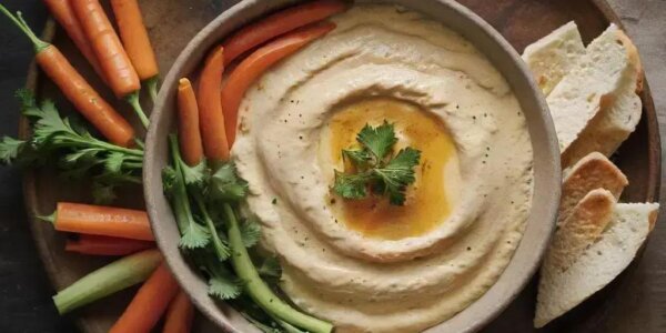 Hummus sem glúten