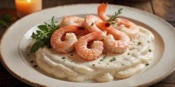 Camarão sem lactose