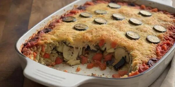 gratinado vegetariano