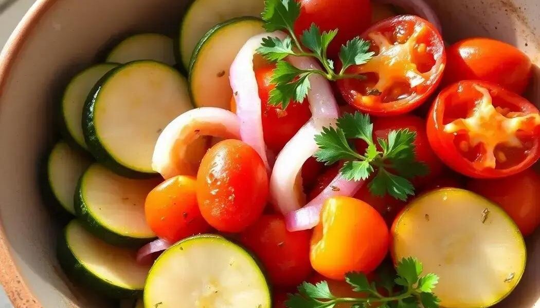 Abobrinha vegetariana